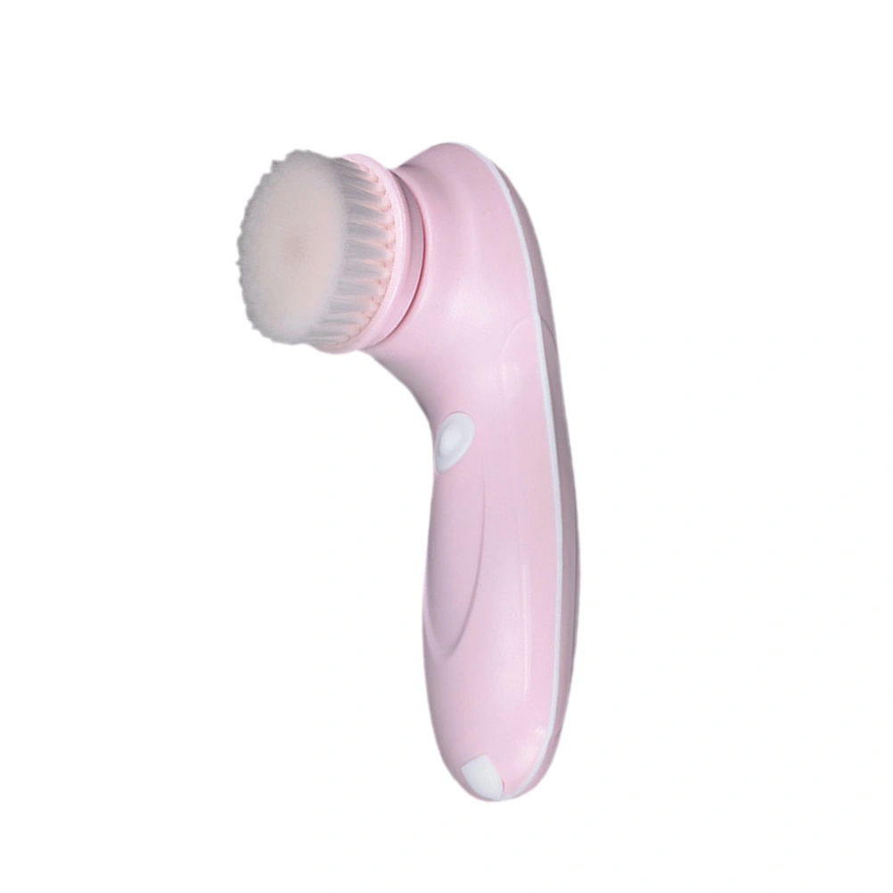 Electric Face Washing Cleaner Facial Cleansing Brush Pore Deep Cleansing Face Brush for Woman Man(Pink)