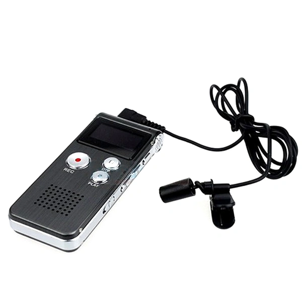 Portable 2-in-1 8GB LCD Digital Voice Recorder & MP3 Player with Speaker /External MIC /3.5mm Audio Port