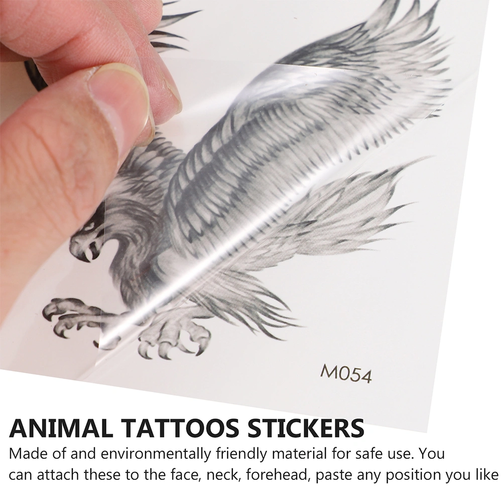 6pcs Temporary Tattoos Stickers Women Men Body Temporary Tattoos Decals