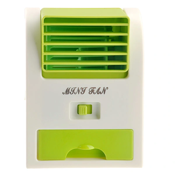 No.1360 3 * AA /USB Powered Mini Fragrance Air-conditioning Cooling Fan for Laptop /Notebook /PC (Green)