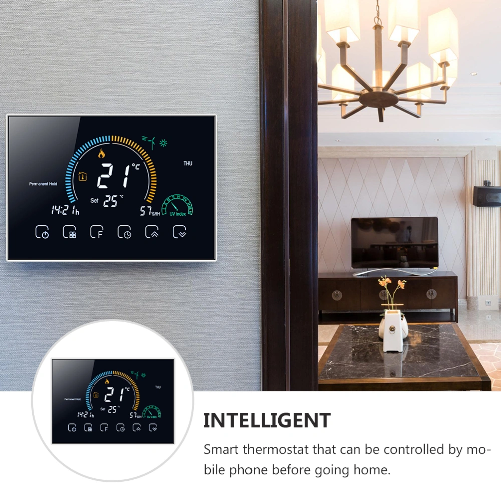 1 Set Smart Touchscreen Thermostat Home Energy Save Intelligent Thermoregulator