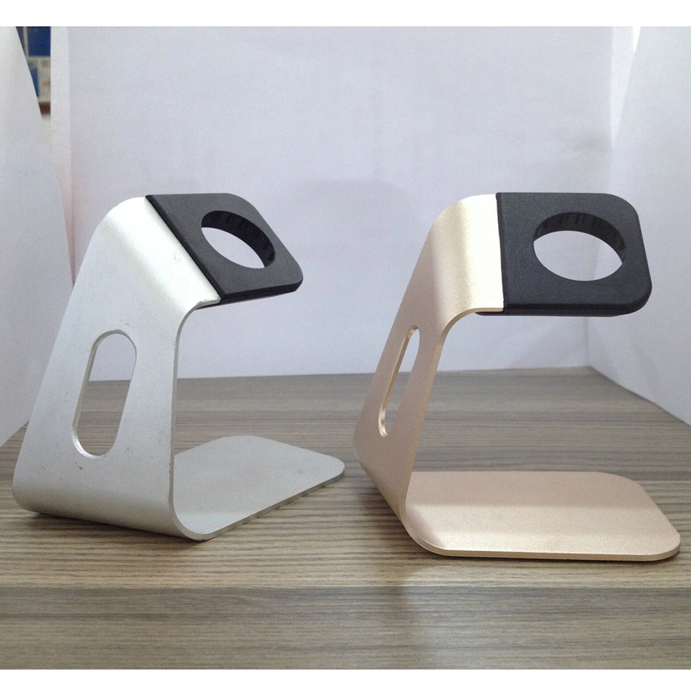 Aluminium Alloy Stand Charging Support Stand Holder for Apple Watch (Silver)