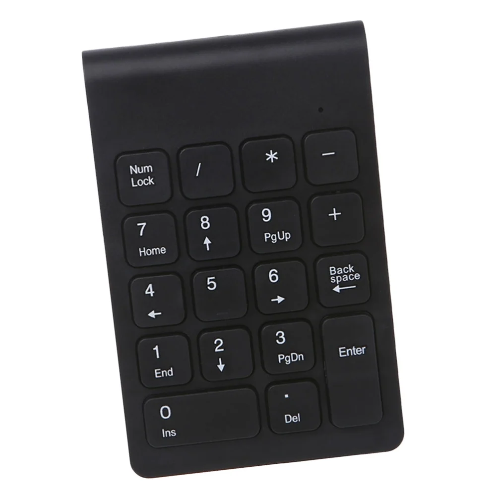 Mini Keyboard USB Powered Numeric Keyboard Practical Numeric Keypad for Notebook Computer (Black)