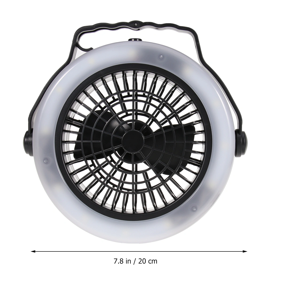 Portable 12 LED Light Fan USB Rechargeable Super Bright LED Lamp Fan for Outdoor Camping Hiking Tent Light LED Emergency Light