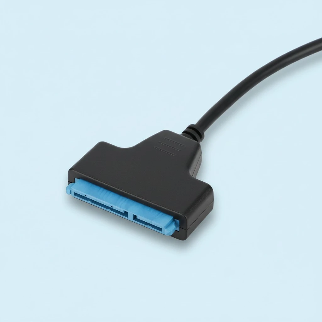 USB 3.0 To SATA Adapter Cable External Hard Disk 22 Pin SATA III to USB 3.0 Aapters Converter Data Transfer Cable for 2.5 Inch HDD/ SSD High 500Mbps 20cm