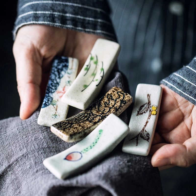 Creative Ceramic Chopsticks Rest Support Restaurant Ding Room