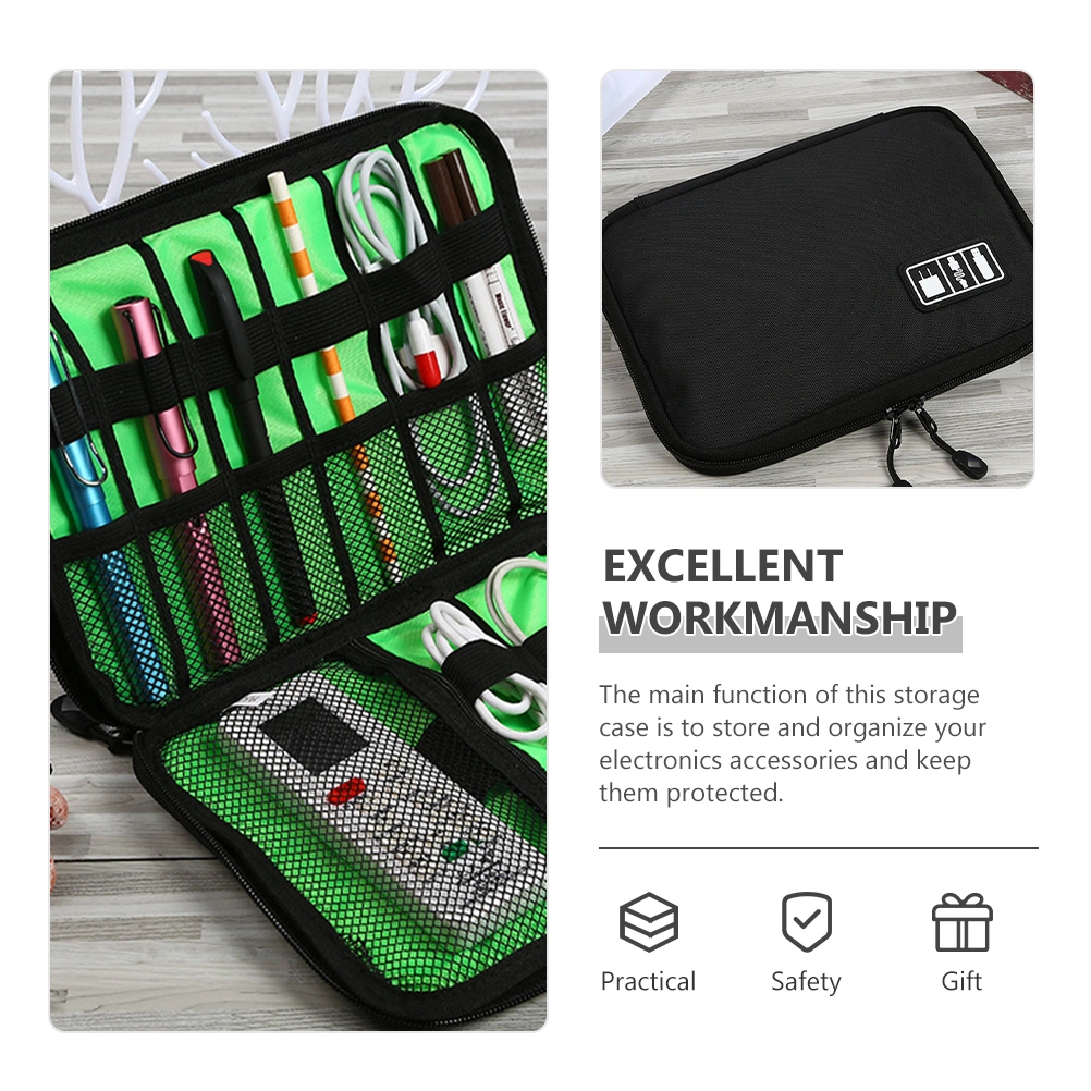 Electronics Organizer Travel Organizer Storage Bag for Cable Cord Charger Earphone