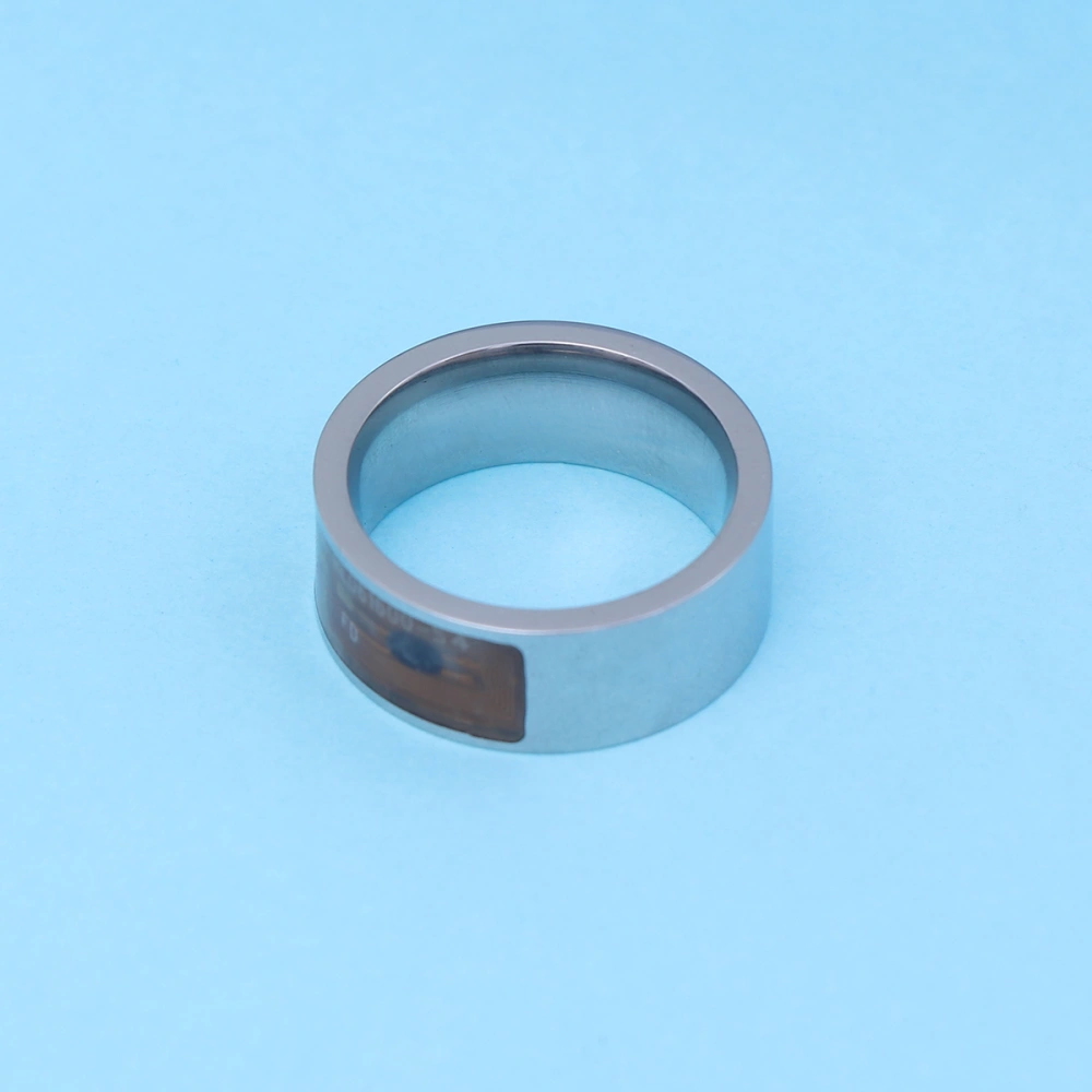 8mm NFC Tag Smart Ring Wearable Smart Rings Finger Digital Ring for Android Phone with Functions - Transparent(#8)