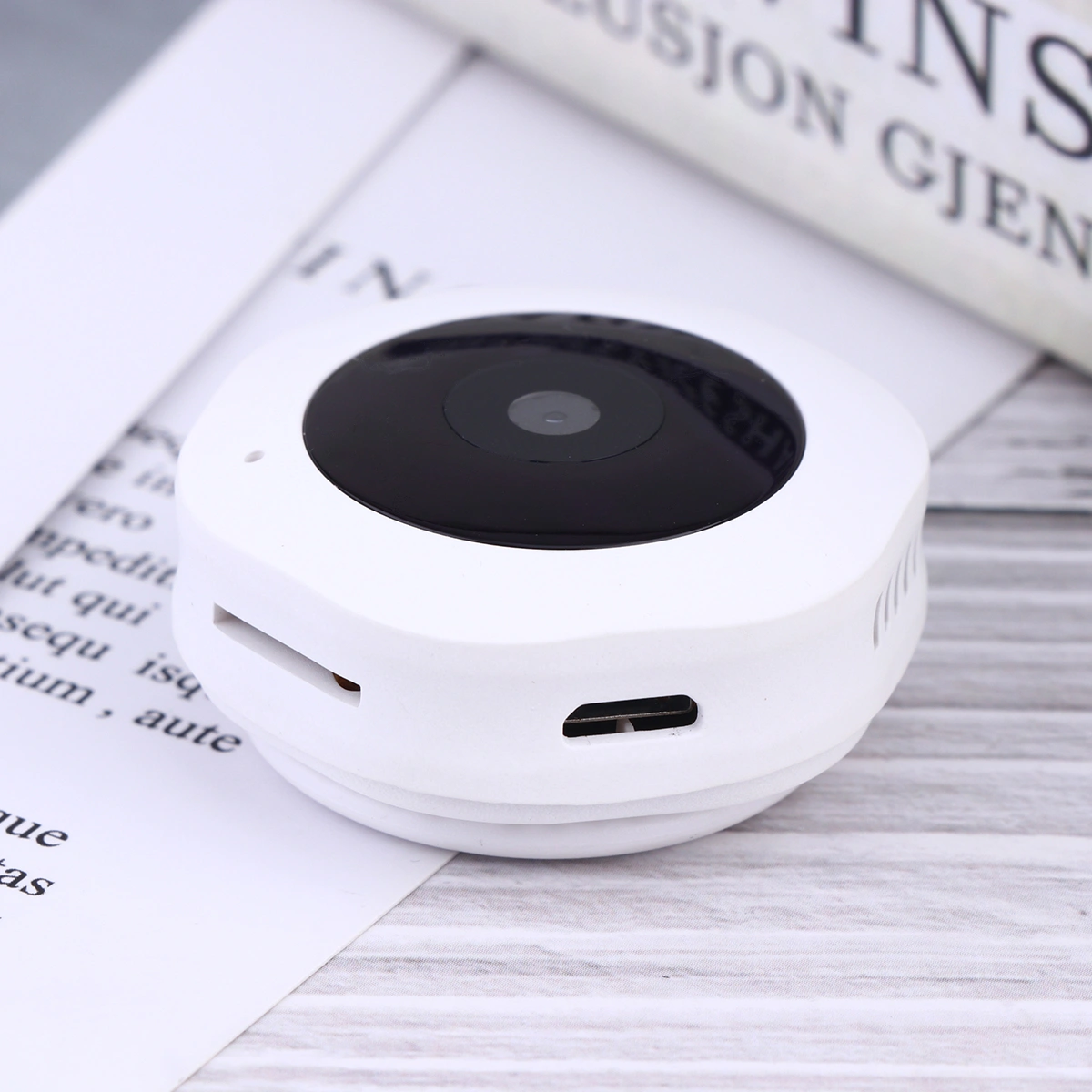 H6 Wireless Camera 1080P Night Vision Monitor Cloud Storage Micro Camera White