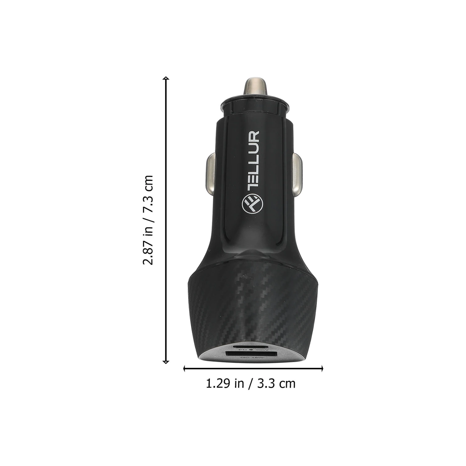 1pc Car Charger 38W Vehicle Quick Charging Tool Useful Automobile Charger