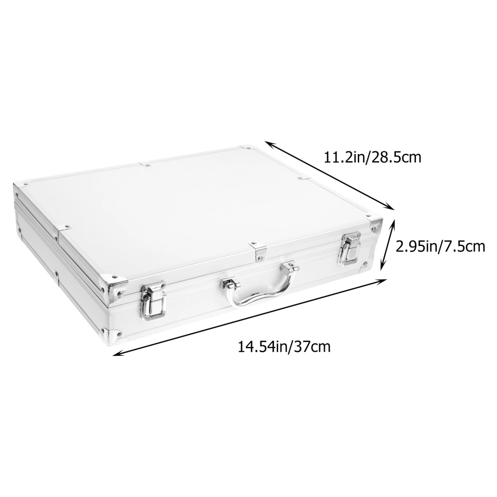 Lockable Flight Case Portable Aluminum Alloy Box Carrying CaseTools Container