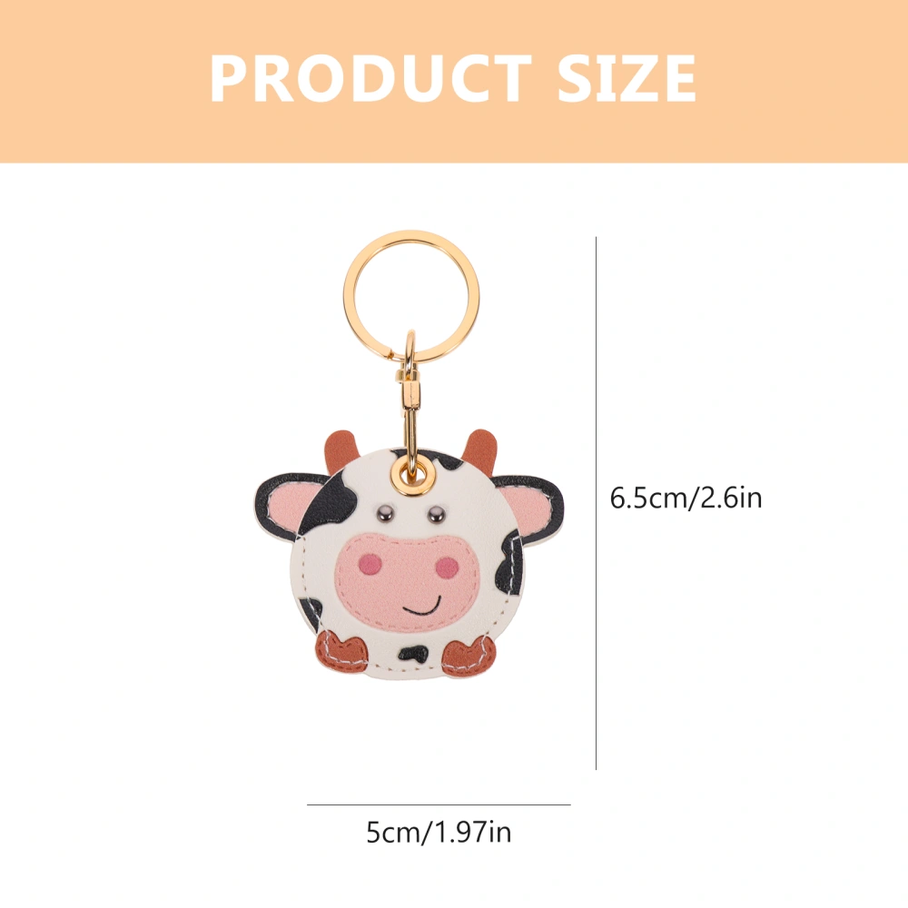 2pcs Multi-functional Cartoon Pattern Key Chain Wear-resistant Cover Compatible With Apple Airtag