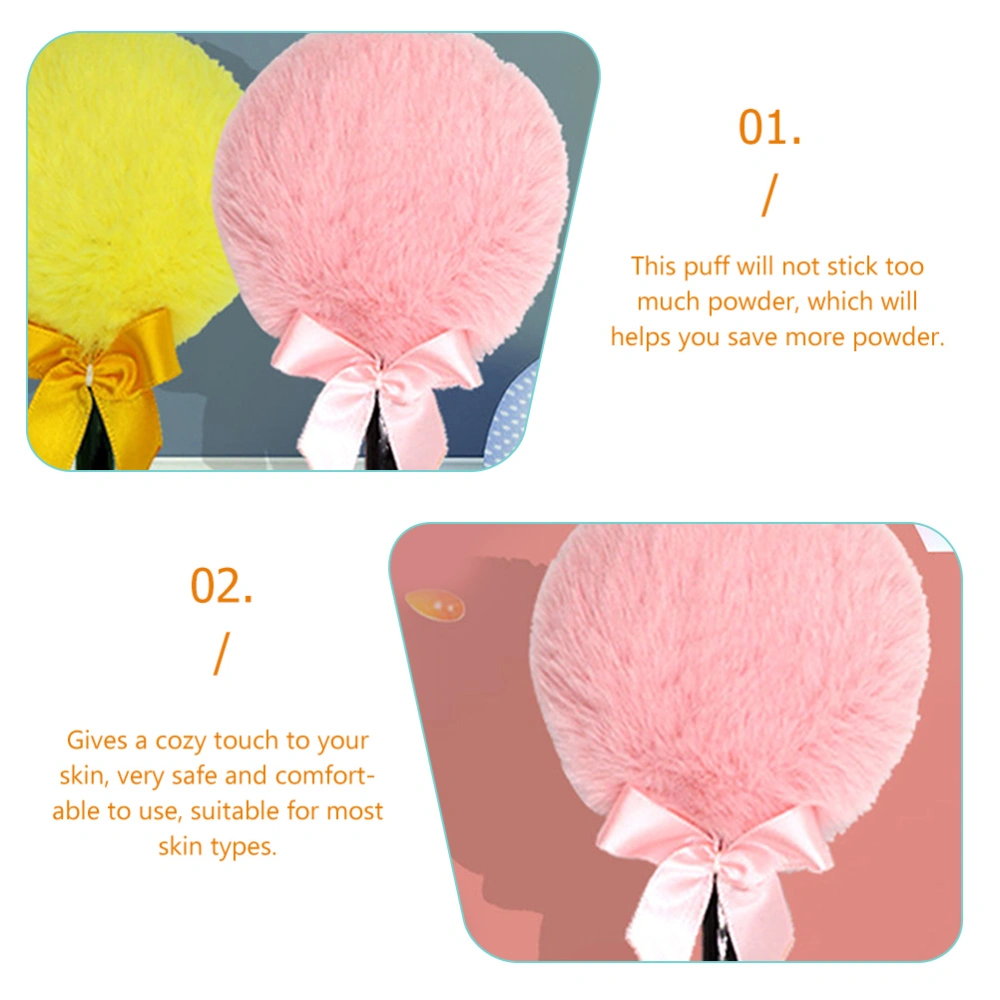 2Pcs Powder Puff Face Makeup Powder Puffs for Loose Powder Mineral Powder Body Powder