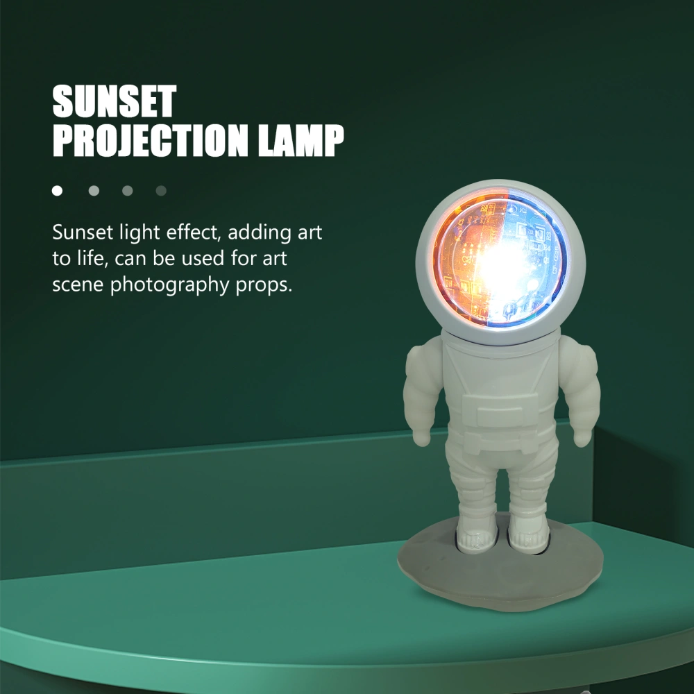 Sunset Projection Lamp Astronaut Atmosphere Light Romantic Led Lighting