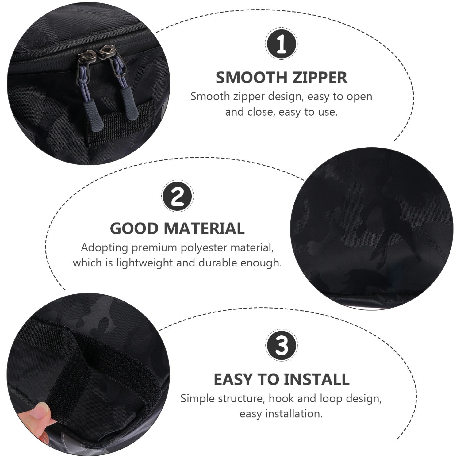 Waterproof Bike Under Seat Bag Mountain Bike Bag Large Capacity Riding Pack Bag