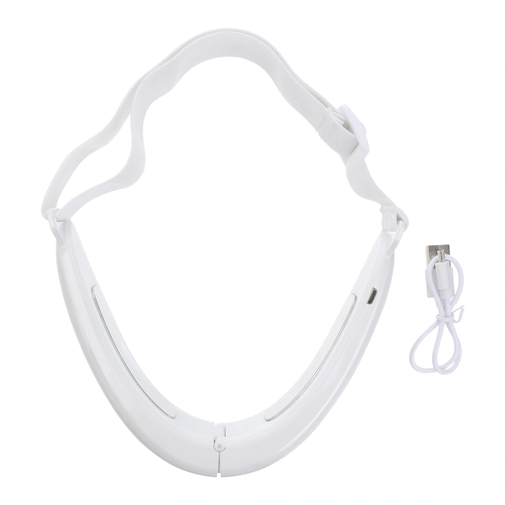 1 Pc Portable Electric Face-lifting Instrument Practical V-shaped Chin Lifter (White)