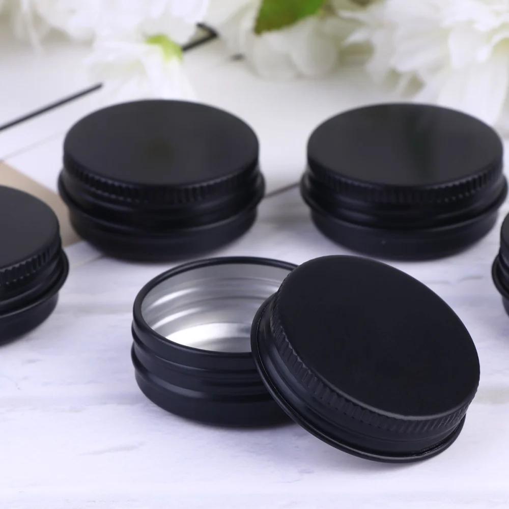 20Pcs 15ml Aluminium Boxes Ointment Cream Sub Containers Empty Makeup Cases Cosmetic Supplies for Home Travel