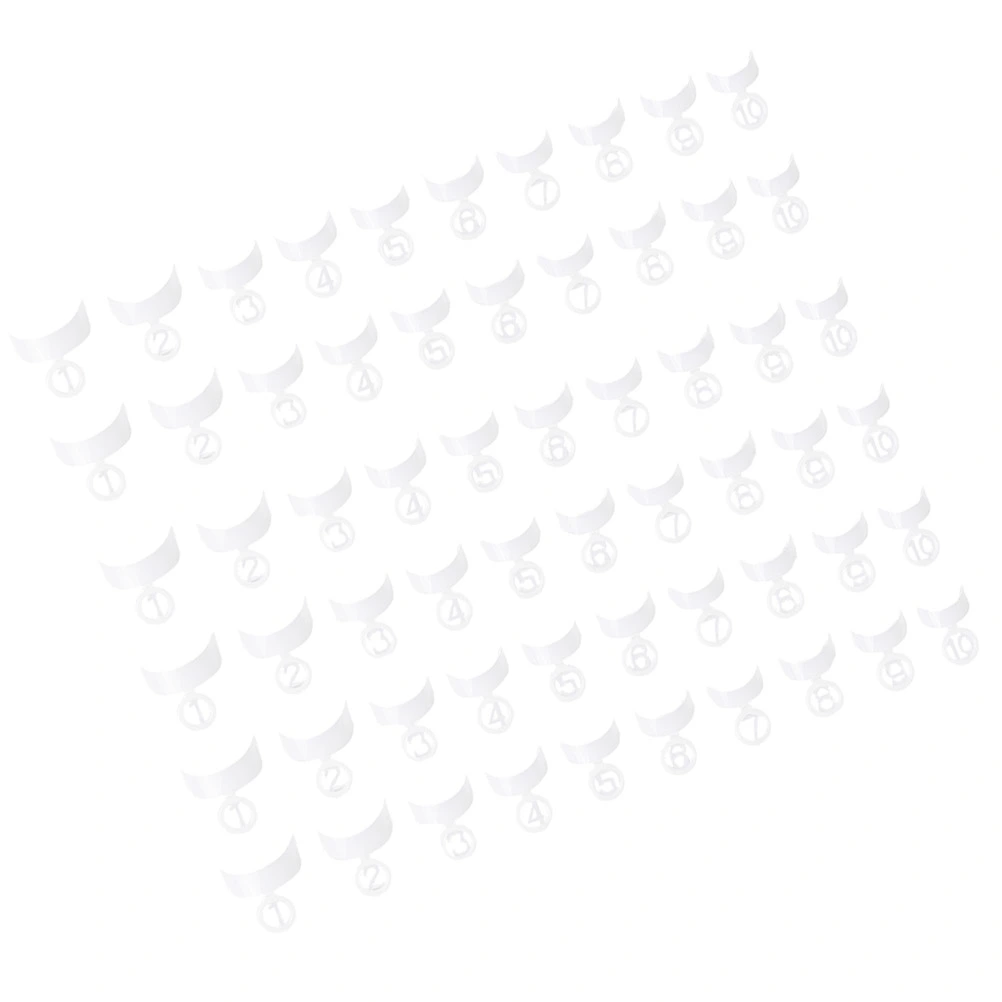 500Pcs Crescent Fake Nails Plates Nails Tips Manicure Art Accessories for Home