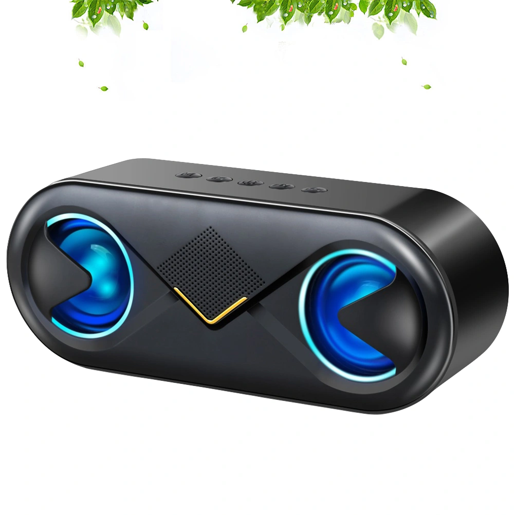 PortableWireless Shockproof Ultra Bass Subwoofer Sound Effect (Black)