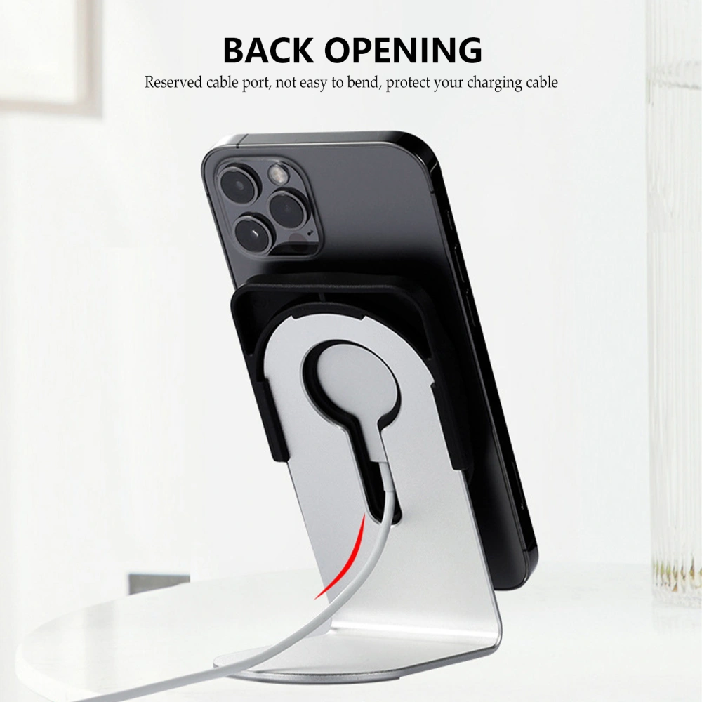 Aluminum Alloy Phone Charger Holder Multipurpose Wireless Charging Bracket