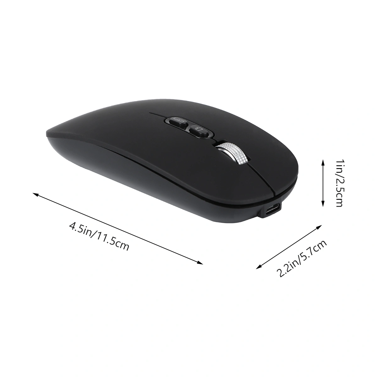 1 Pc 2.4G Wireless Mouse Rechargeable Silent Mouse Desktop Computer Accessory