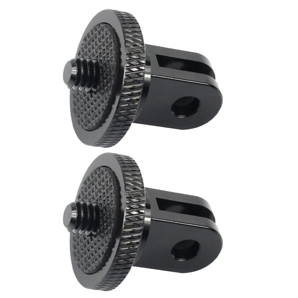 2PCS Tripod Mount Adapter with 1/4 inch 20 Threaded Screw Action Camera Adapter