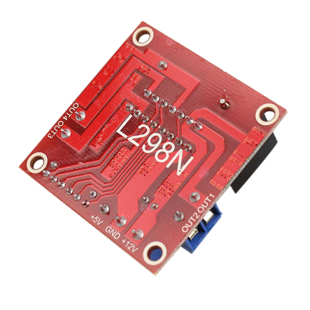 L298N Stepper Motor Driver Module DC 5-35V Stepper Motor Dual H Bridge Driver Controller Board Chip (Black)