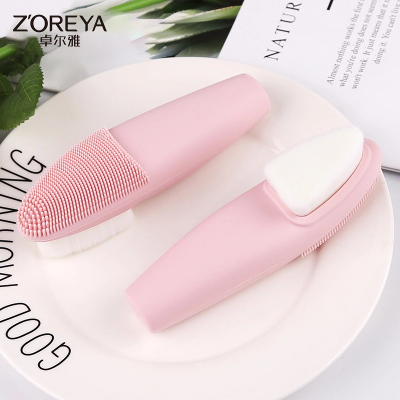 Facial Cleansing Brush Face Scrubber Manual Face Washing Exfoliating Brush for Women