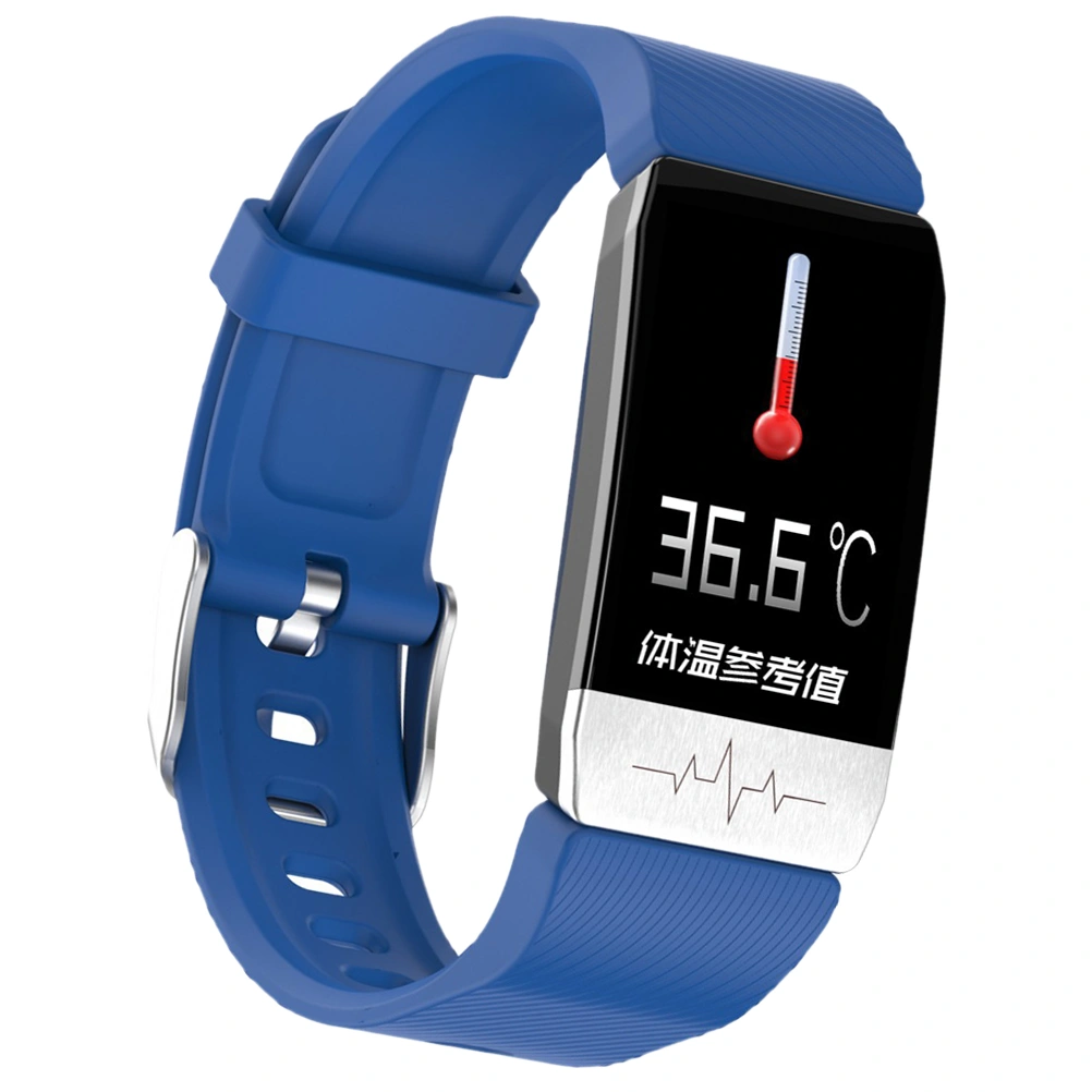 Smart Wristband Practical Blood Pressure Wristband Heart Rate Activity Fitness Smart Bracelet (Blue)