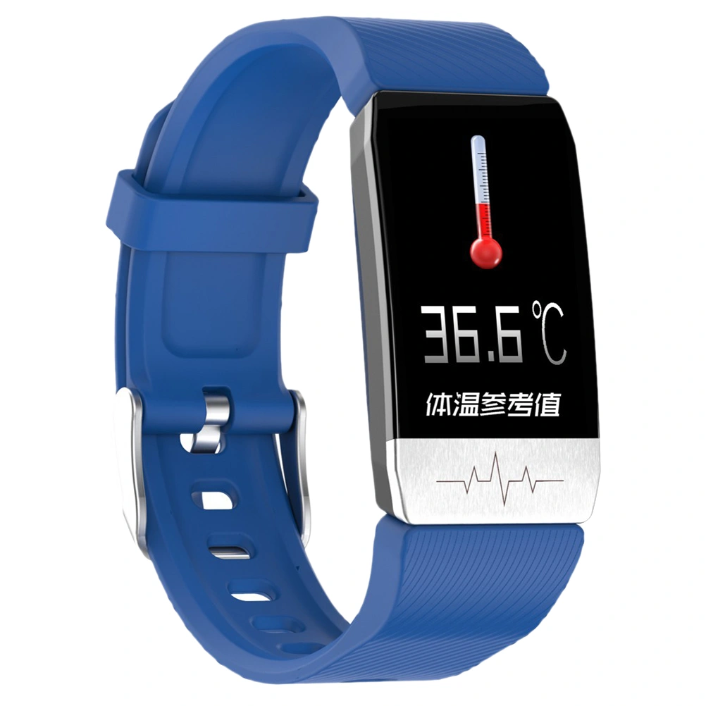 Smart Wristband Practical Blood Pressure Wristband Heart Rate Activity Fitness Smart Bracelet (Blue)