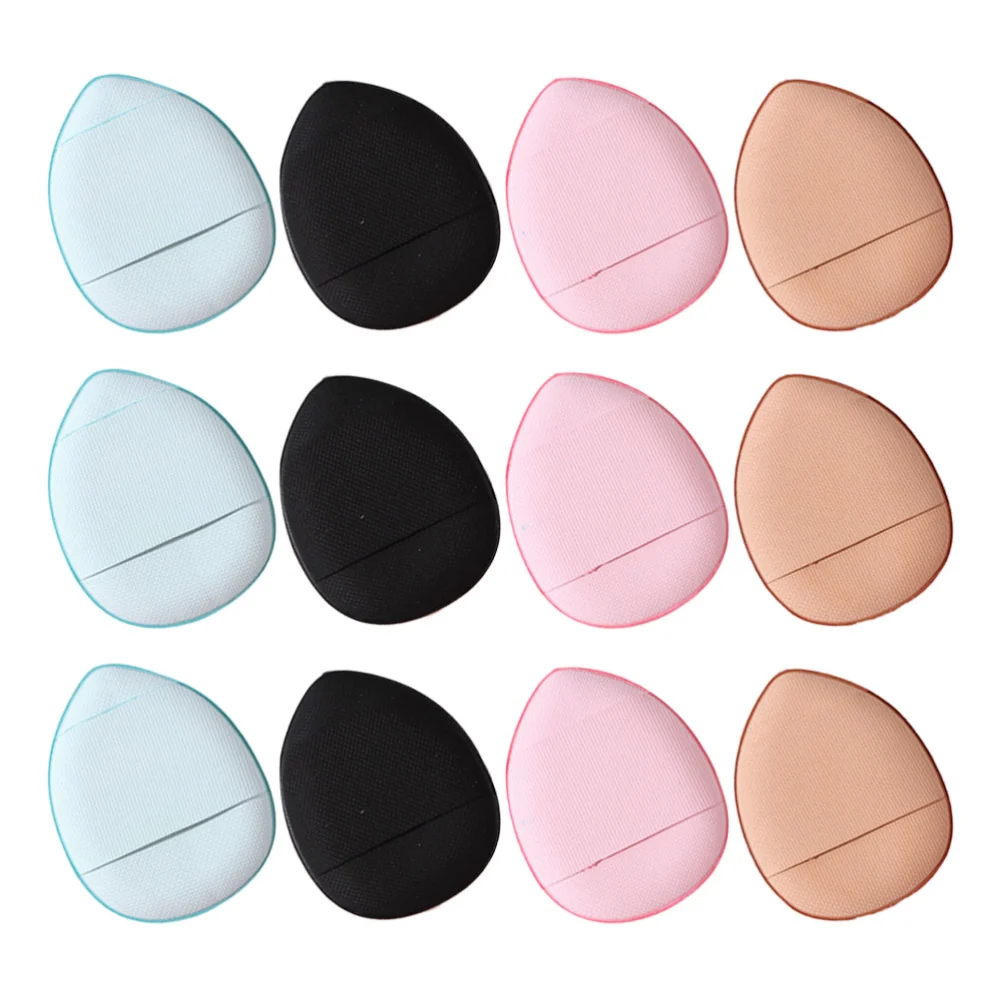 12pcs Makeup Blending Powder Puff Facial Foundation Puff Mini Powder Puffs