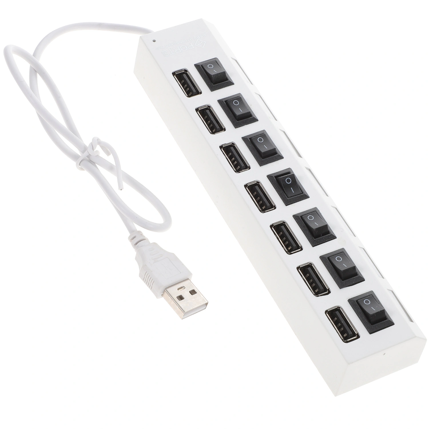 Usb Hub 7-port Usb Connector Multi Usb Port Splitter For Laptop Computer