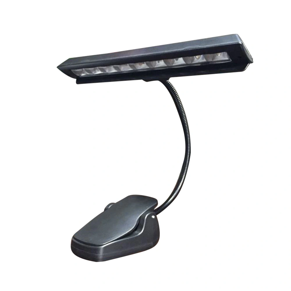 9 LEDs Flexible Clip Booklight Professional USB Music Lamp Eye Protection Piano Light with US Plug for Playing Lighting