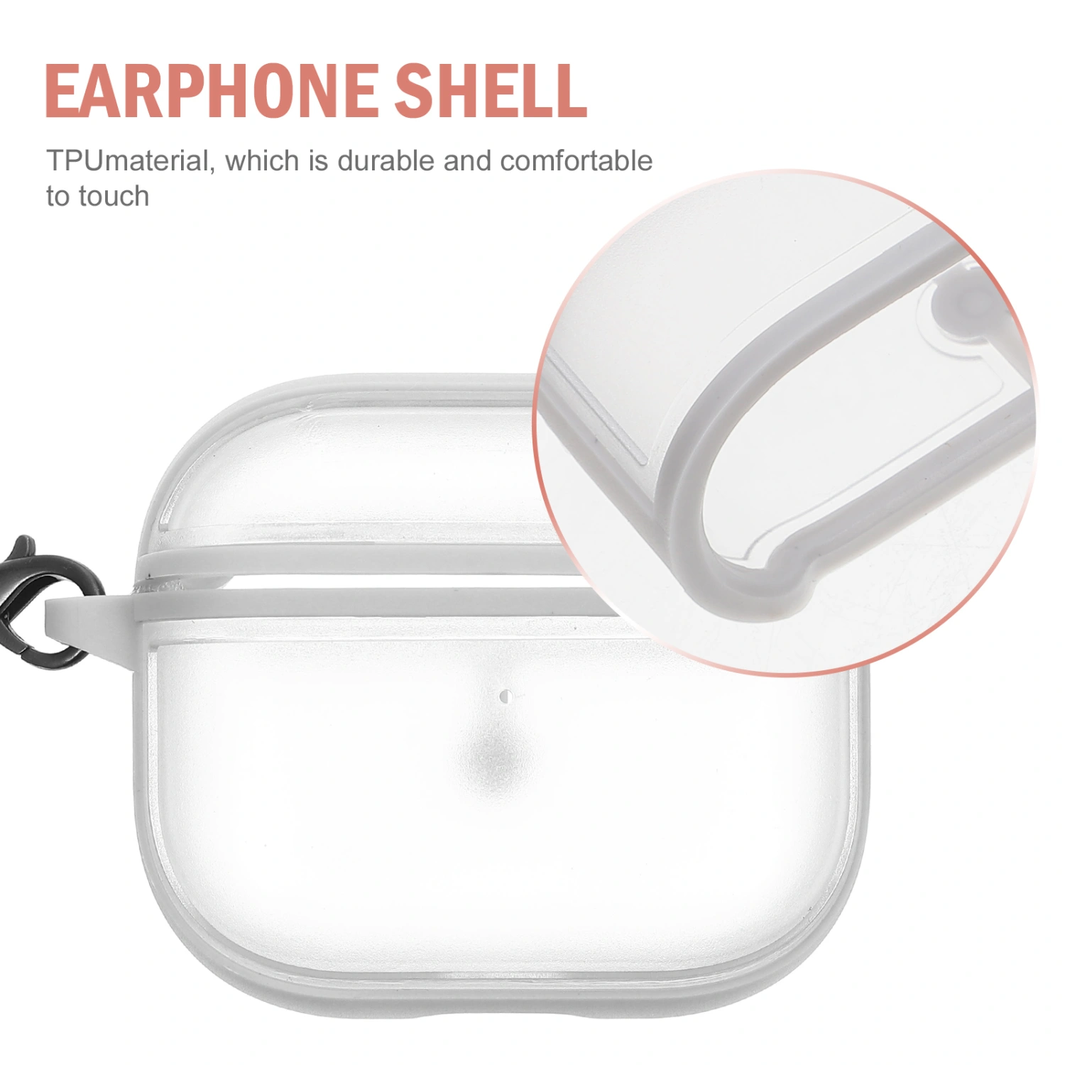 1 Set Wireless Earbuds Protective Case Wireless Earphone Holder Compatible for 2021Airpods3