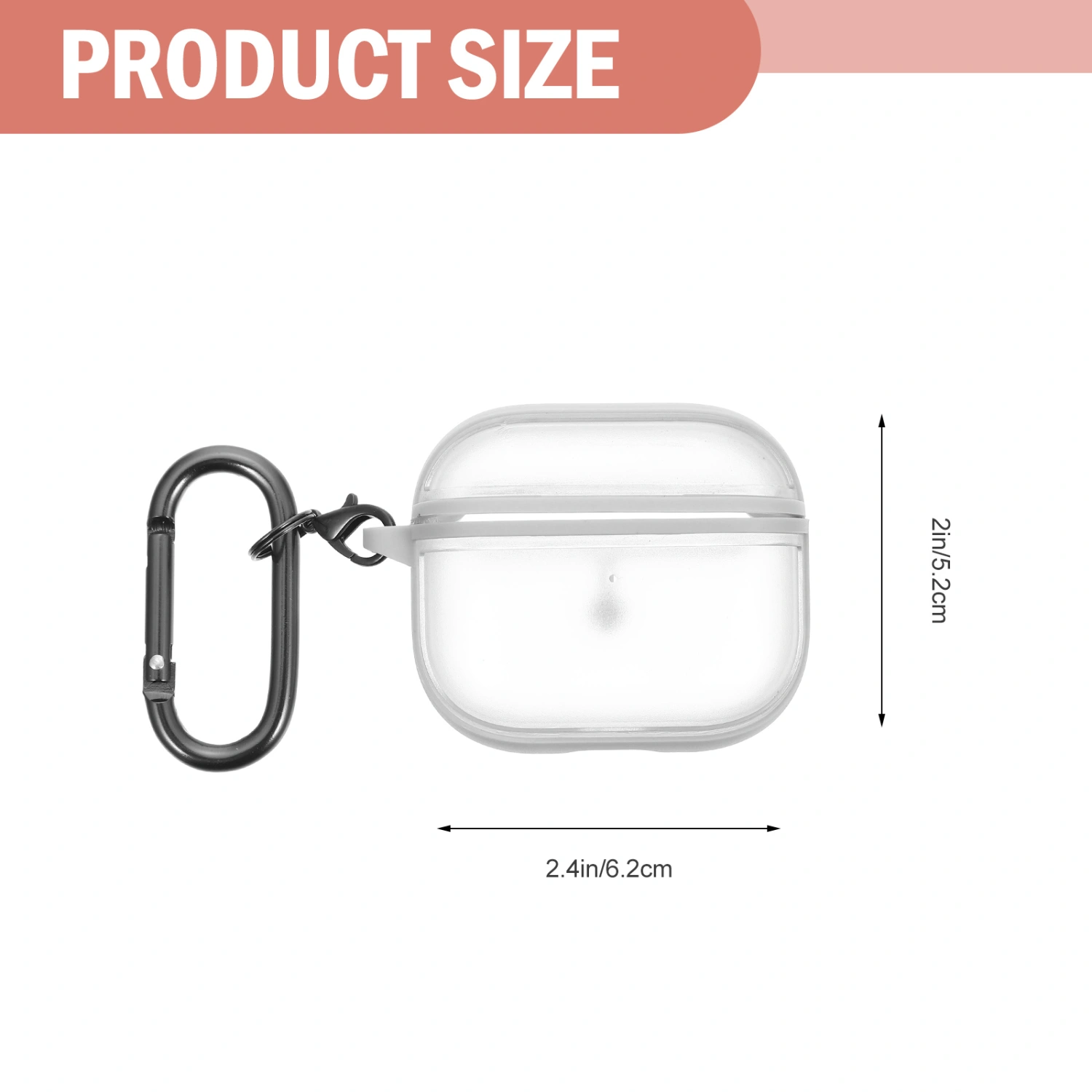 1 Set Wireless Earbuds Protective Case Wireless Earphone Holder Compatible for 2021Airpods3