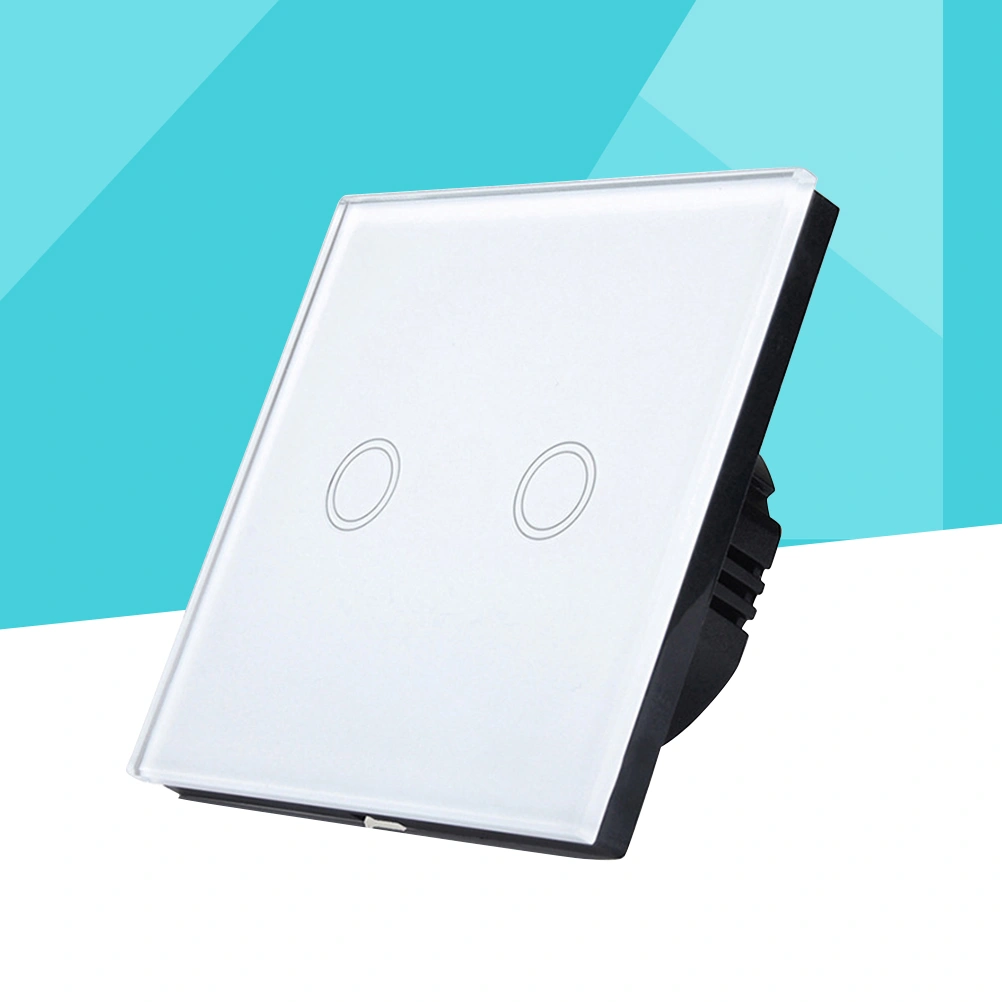 Smart Touch Wall Switch Wireless Timing Switch with for Home LED Light (White)