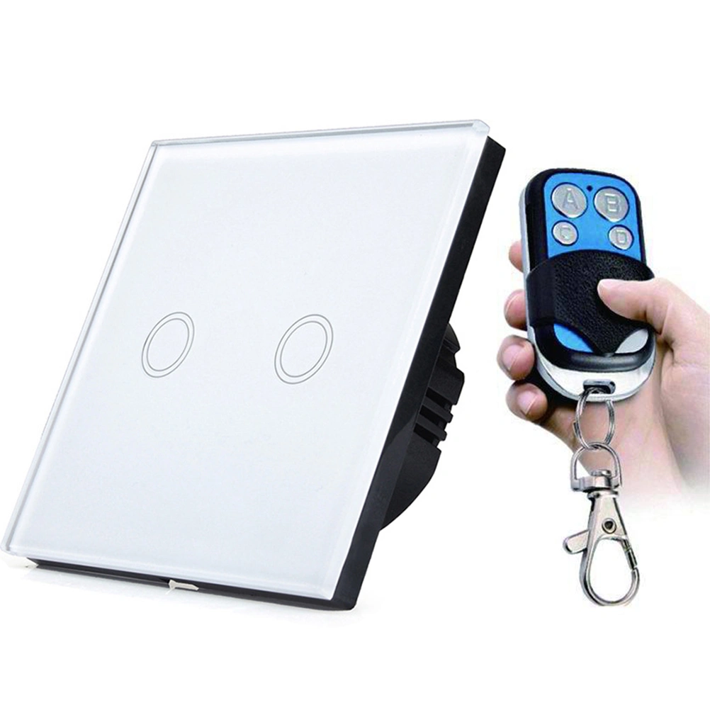 Smart Touch Wall Switch Wireless Timing Switch with for Home LED Light (White)
