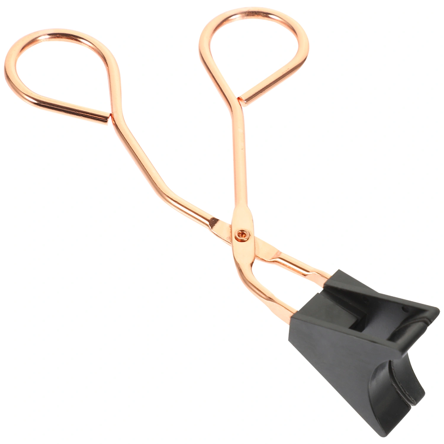 Magnetic False Eyelash Curler Eyelash Clip Clamp Eyelash Applicator Eyelash Tool (Rose Gold)
