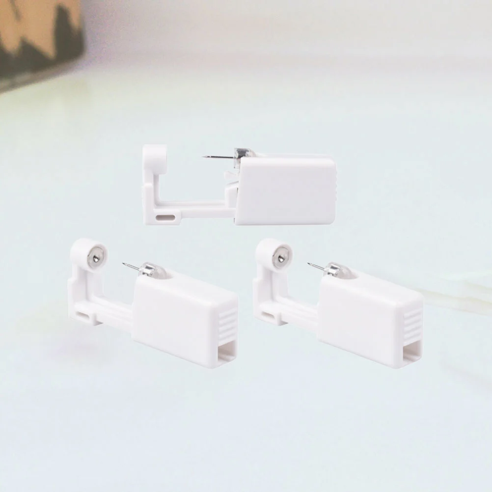 3Pcs Practical Professional Disposable Ear Piercing Device Painless Safety Ear Piercing Tools for Home Shop