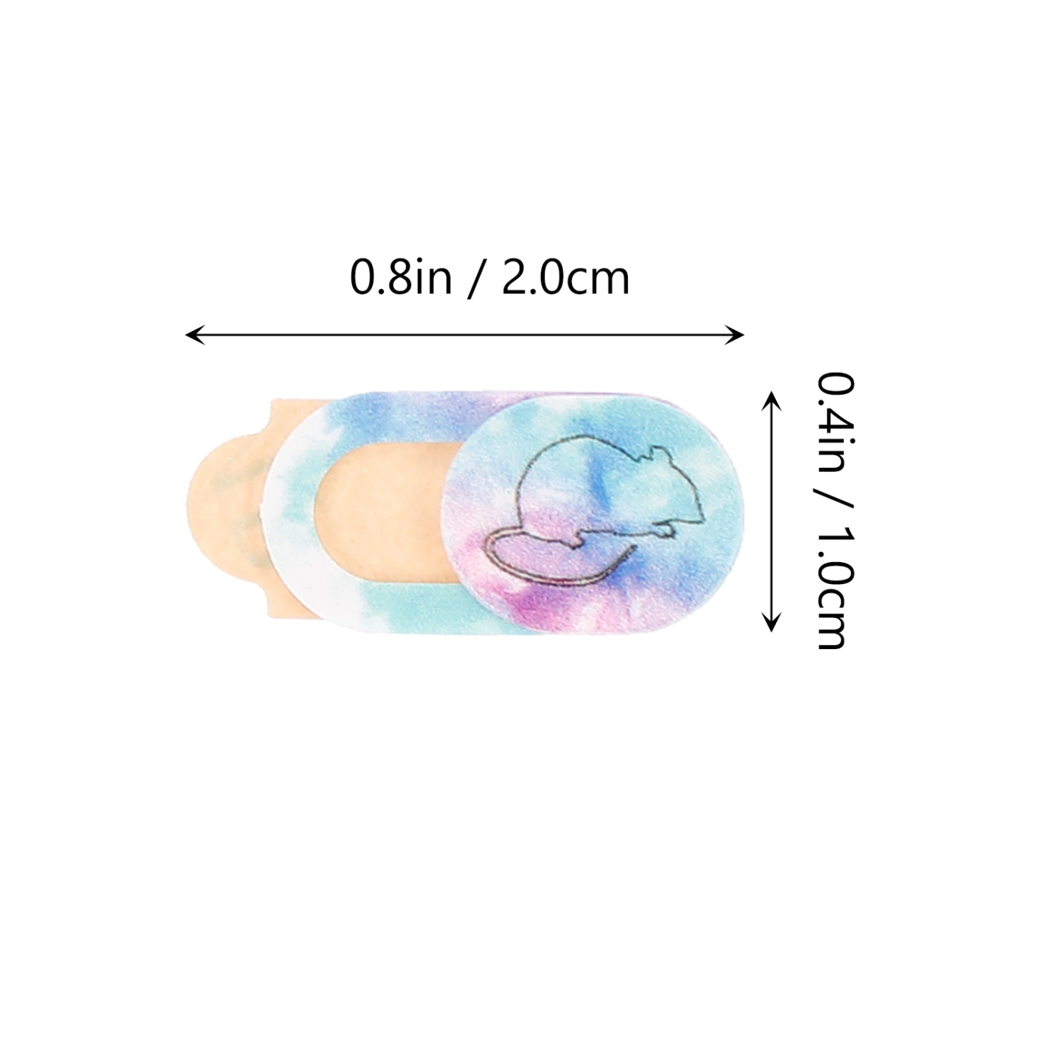 6pcs Webcam Cover Pc Camera Protective Cover Animals Printed Camera Cover Slide