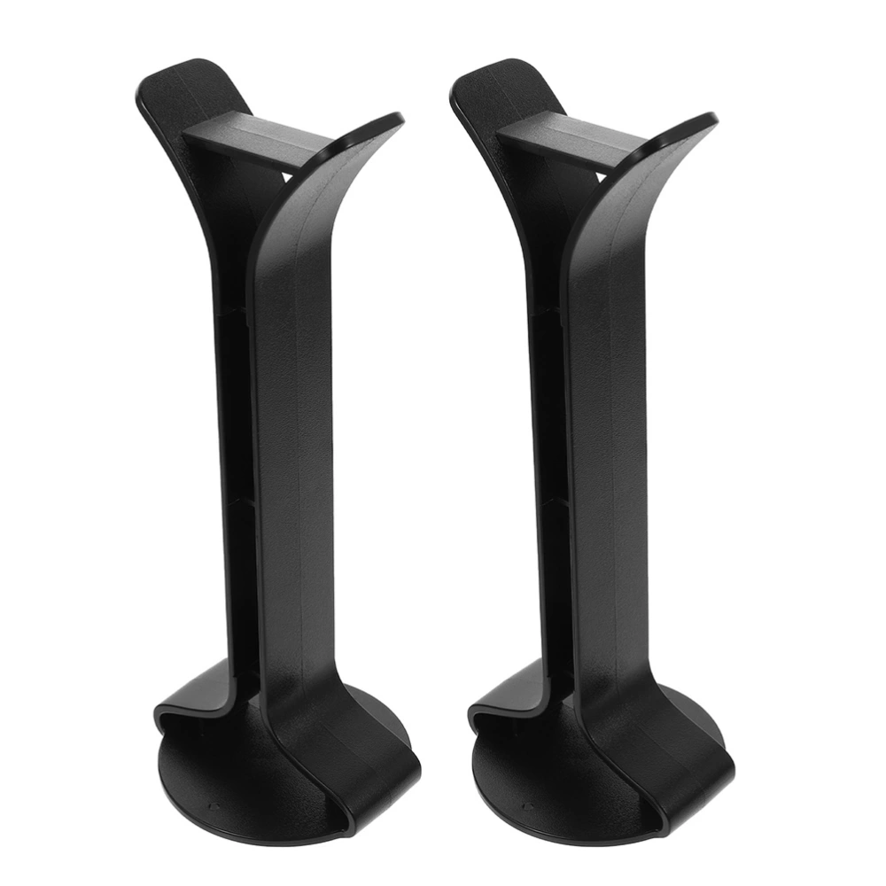 2Pcs Plastic Headphone Hanging Stands Desktop Practical Headphone Storage Holders