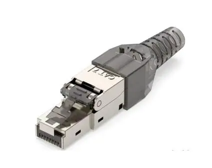 Ethernet Cable End Crimp Cat 7 Rj45 Connector Ethernet Cable Modular Plug