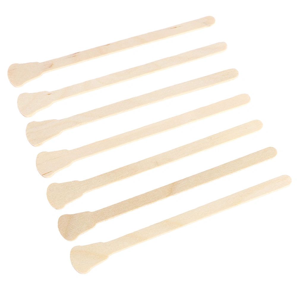 150pcs Wooden Tongue Depressor Disposable Waxing Spatulas Wax Stick (Original Wooden Color)