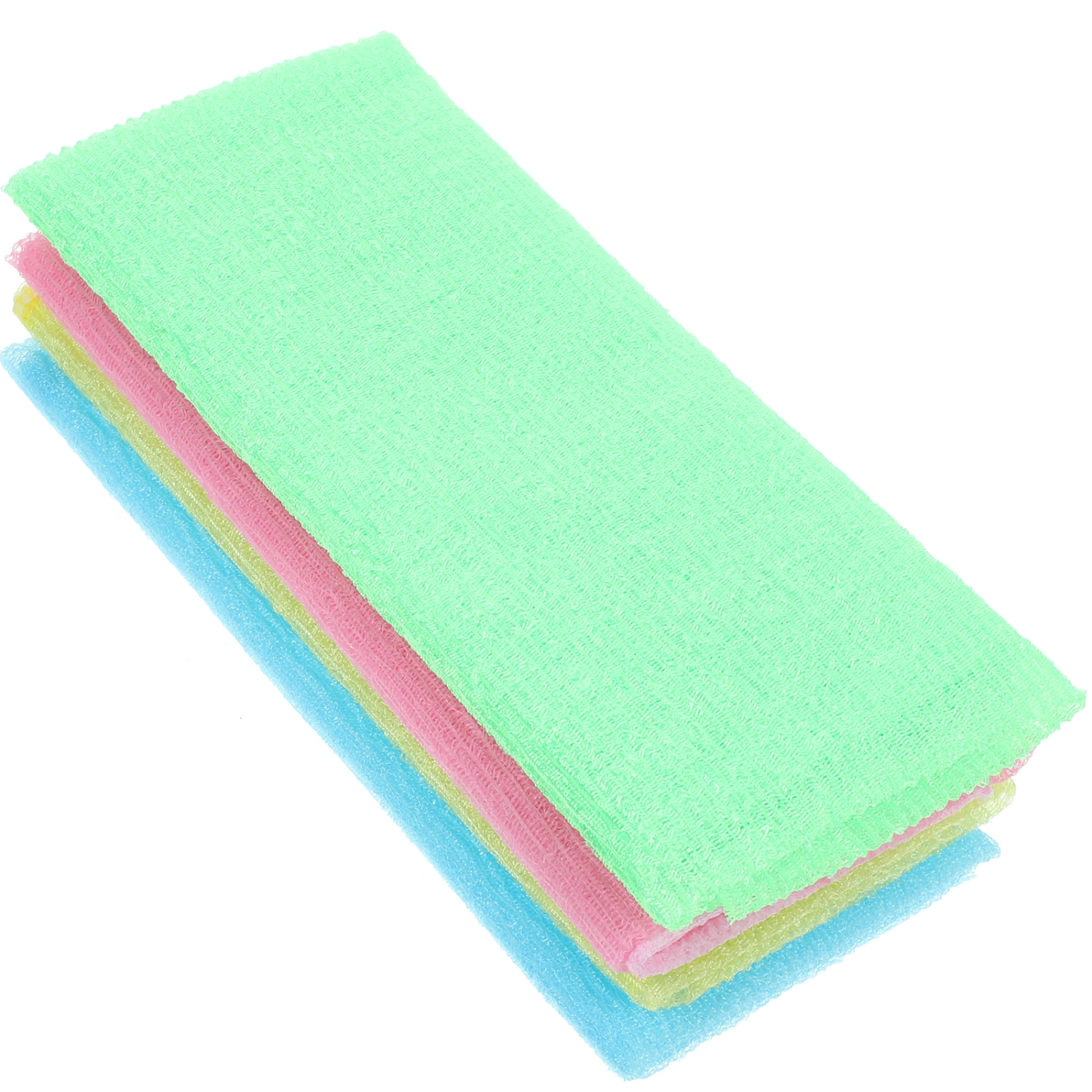 4Pcs Skin Scrubbing Towel Durable Nylon Shower Towel Skin-friendly Bath Towel