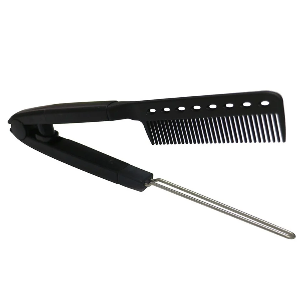 1pc Hair Straightening Brush Hairdressing Tool Straightening Brush Tool