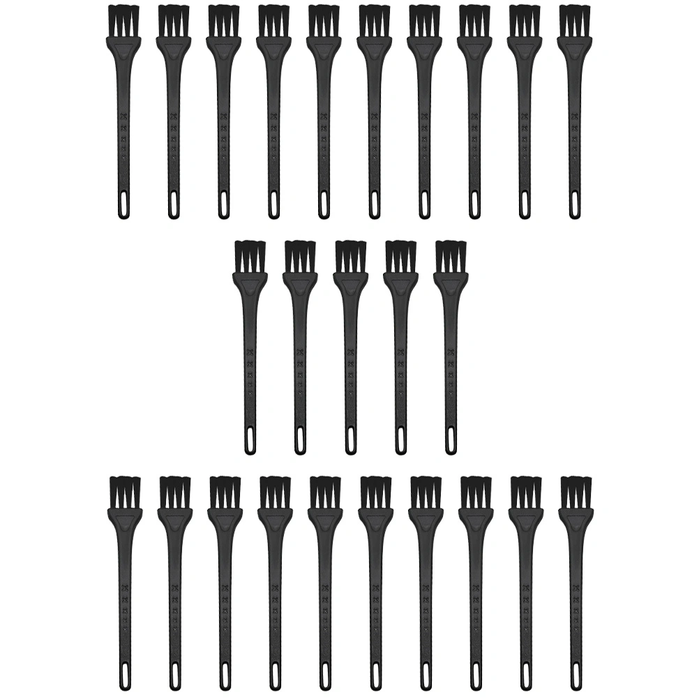 25pcs Electric Shaver Brush Razor Cleaning Brush Duster Keyboard Brush (Black)