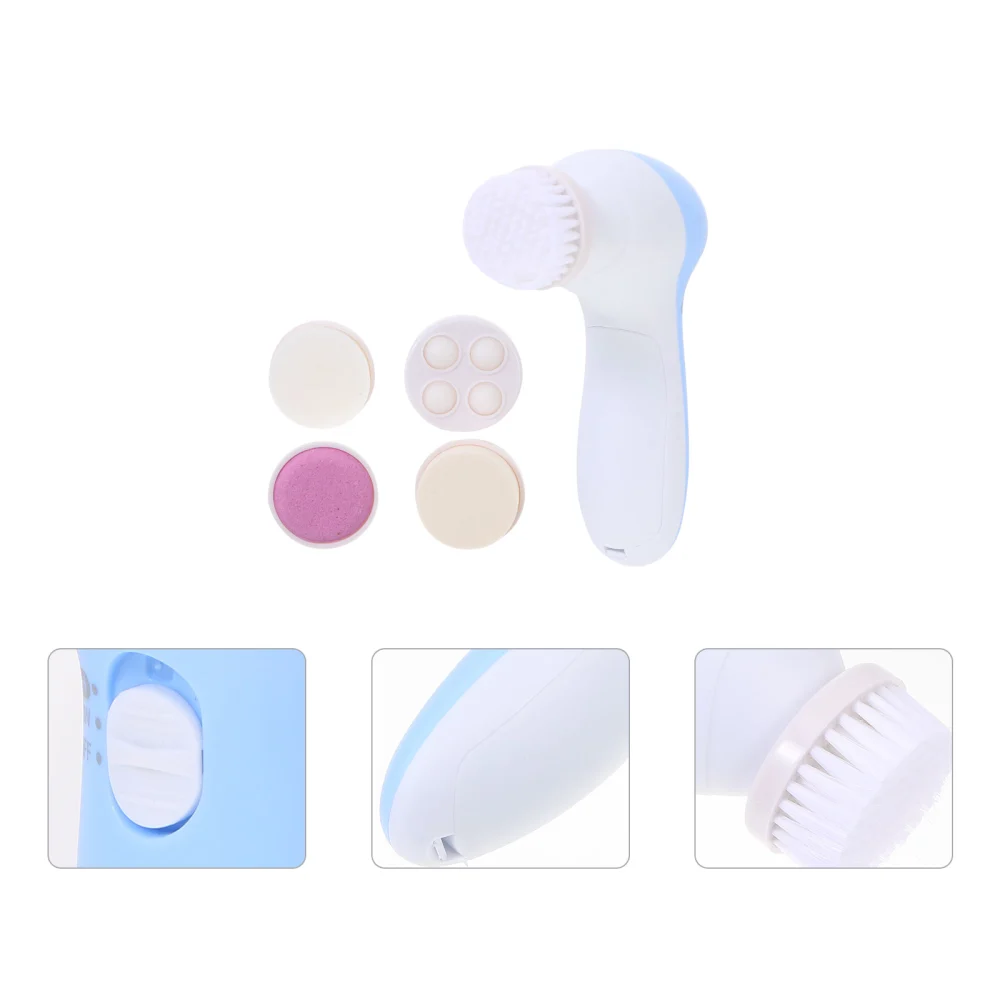 1Pc 5-in-1 Face Care Massager Face Scrubber Exfoliater Facial Cleansing Tool