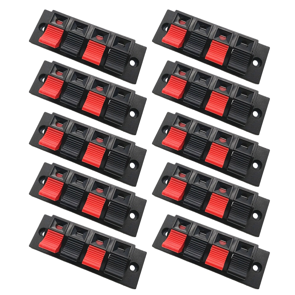 10pcs Speaker Box Connectors Subwoofer Plugs Speaker Box Terminal Binding Post