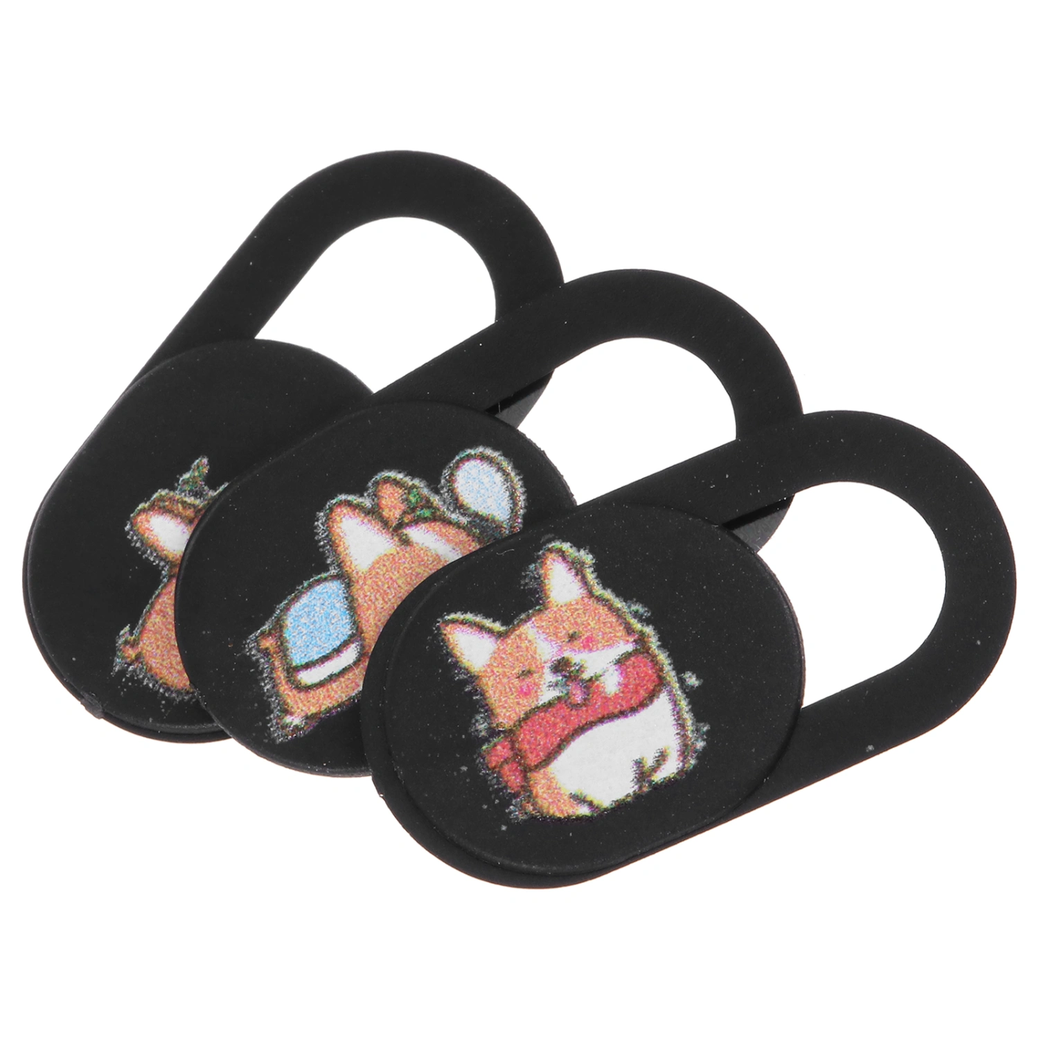 3Pcs Practical Dust-Proof Webcam Lens Protective Caps Camera Covers Caps Hoods