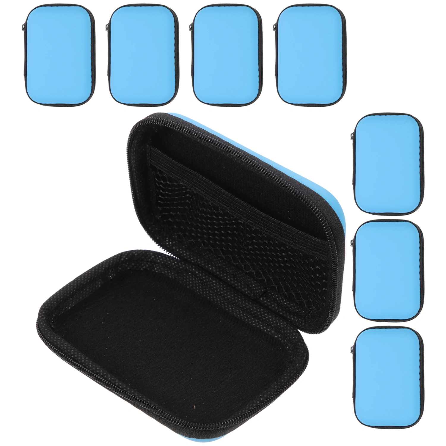 8Pcs Portable Cable Organizer Bag Travel Electronics Organizer Small Gadget Cable Pouch
